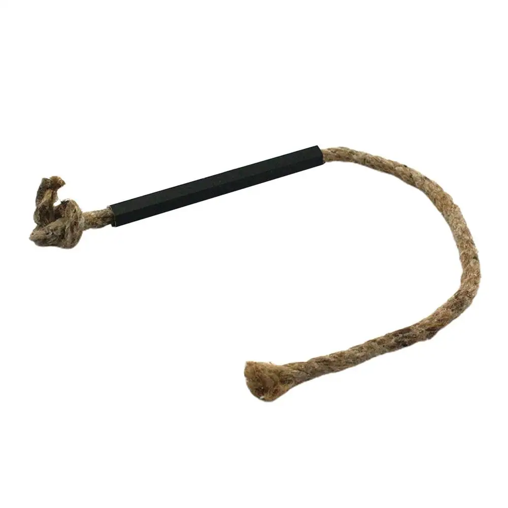 Tinder Cord With Aluminum Bellows Waterproof Wax Wick Portable Wick Hemp Cord For Outdoor Survival