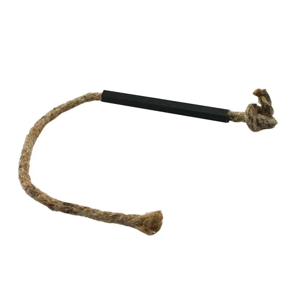 Tinder Cord With Aluminum Bellows Waterproof Wax Wick Portable Wick Hemp Cord For Outdoor Survival