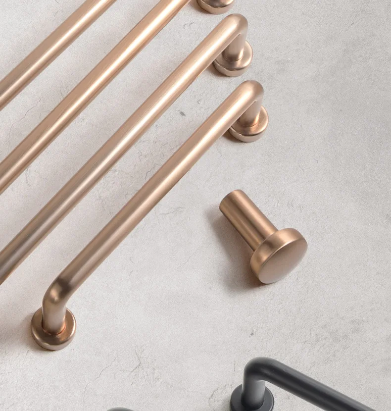 Goo-Ki Modern Black Silver Bronze Handles Cabinet Pulls Kitchen Door Handles Drawer Knobs Cupboard Handle for Furniture Hardware