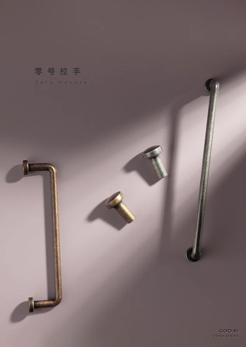 Goo-Ki Modern Black Silver Bronze Handles Cabinet Pulls Kitchen Door Handles Drawer Knobs Cupboard Handle for Furniture Hardware