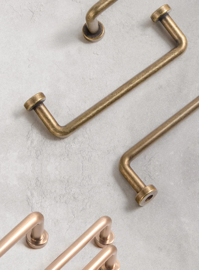 Goo-Ki Modern Black Silver Bronze Handles Cabinet Pulls Kitchen Door Handles Drawer Knobs Cupboard Handle for Furniture Hardware