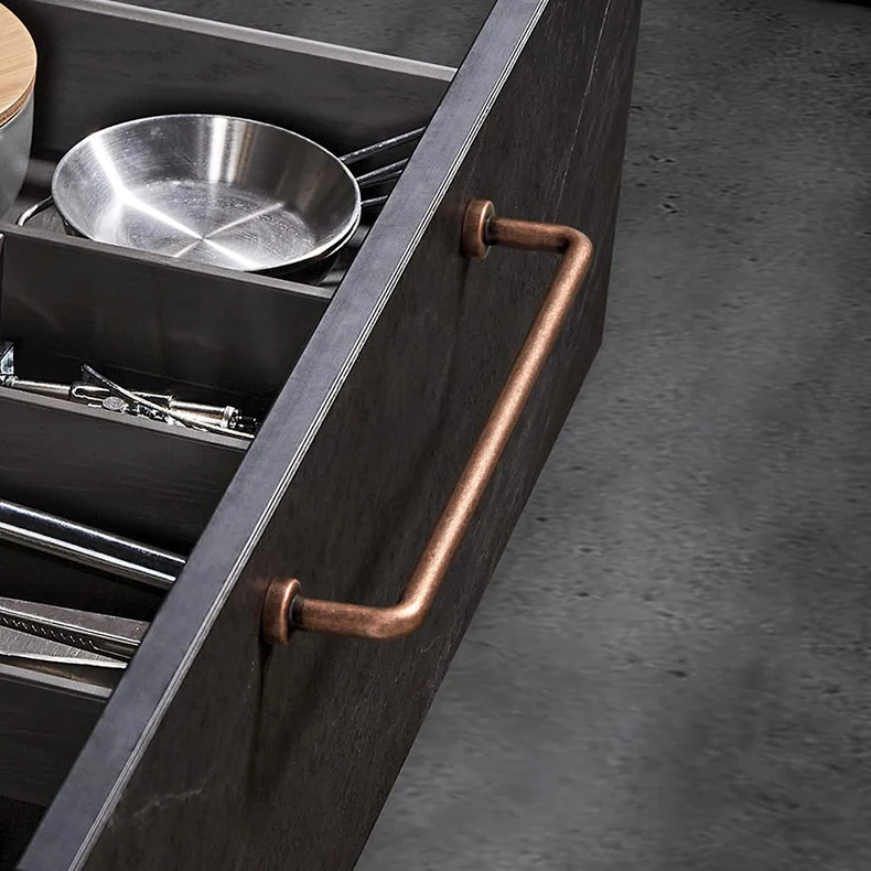 Goo-Ki Modern Black Silver Bronze Handles Cabinet Pulls Kitchen Door Handles Drawer Knobs Cupboard Handle for Furniture Hardware