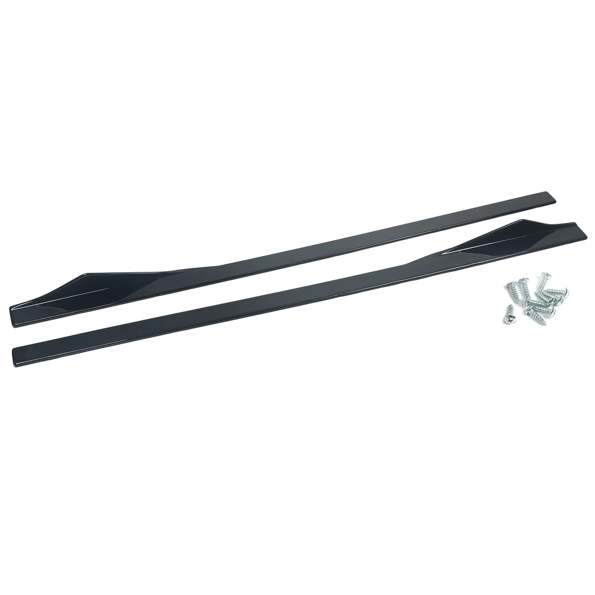 MagicKit GLOSS BLACK FOR BMW F22 F23 M PERFORMANCE STYLE SIDE SKIRT EXTENSION 13-18 BLADE