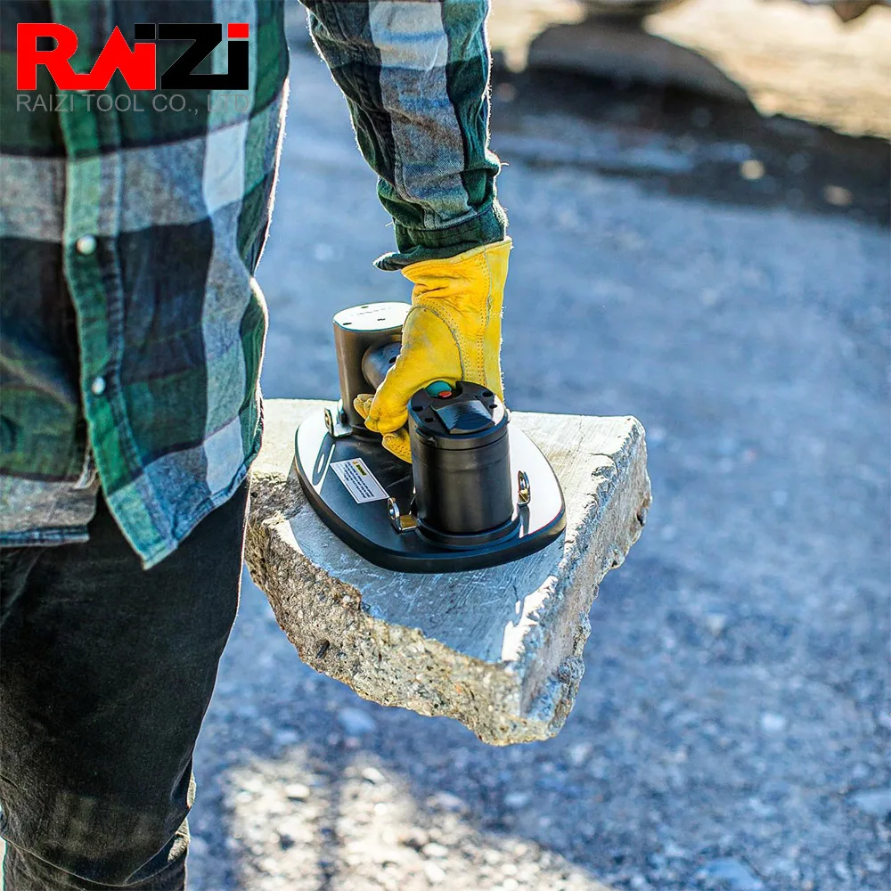 Raizi GRABO Portable Electric Vacuum Suction Cup Lifter for Granite Glass Tile Heavy Lifting Tool Heavy Slab Lifting Lifter