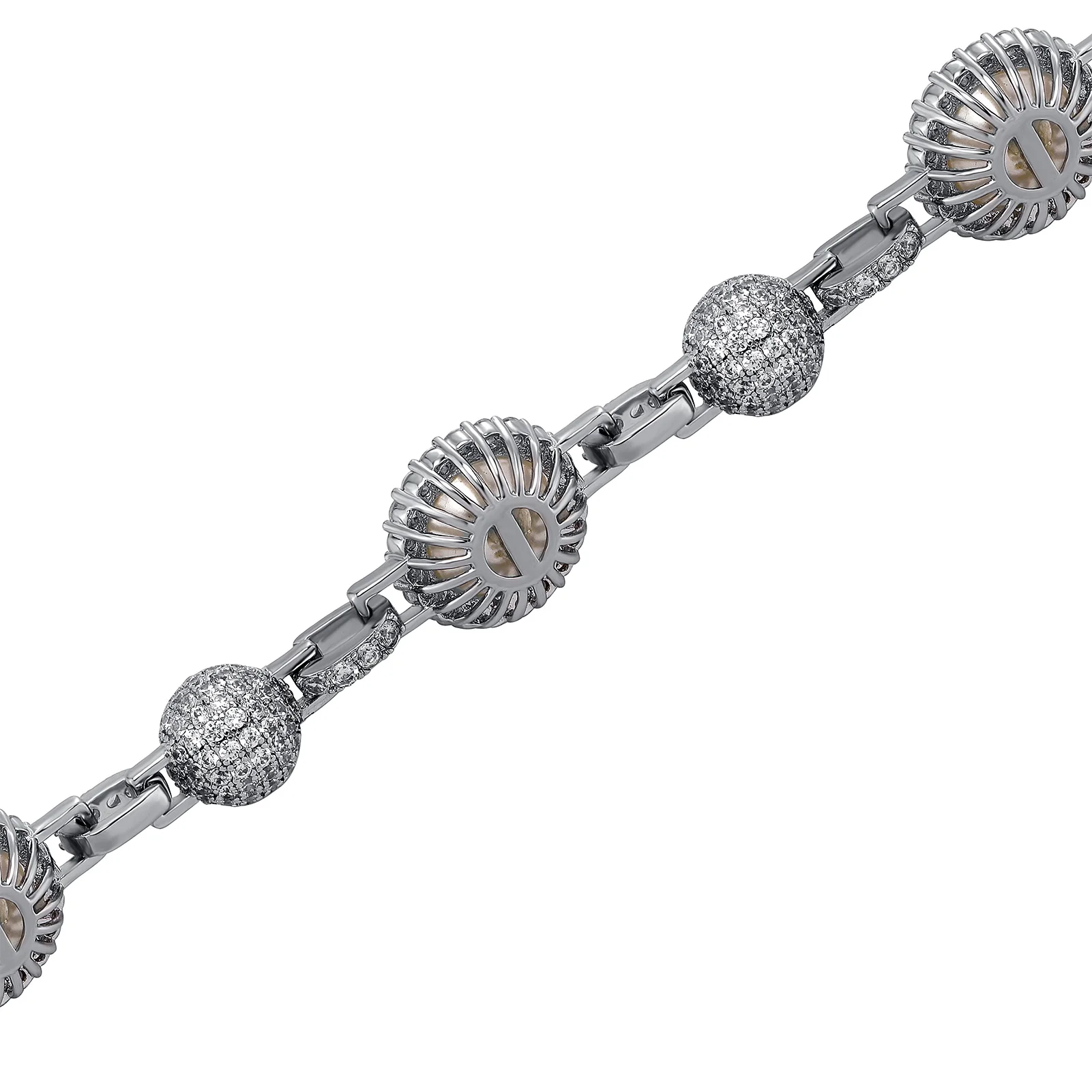 GUCY New Romantic Women Shell Beads Necklace Iced Out Bling Bling Cubic Zirconia Necklaces Fashion Charm Jewelry