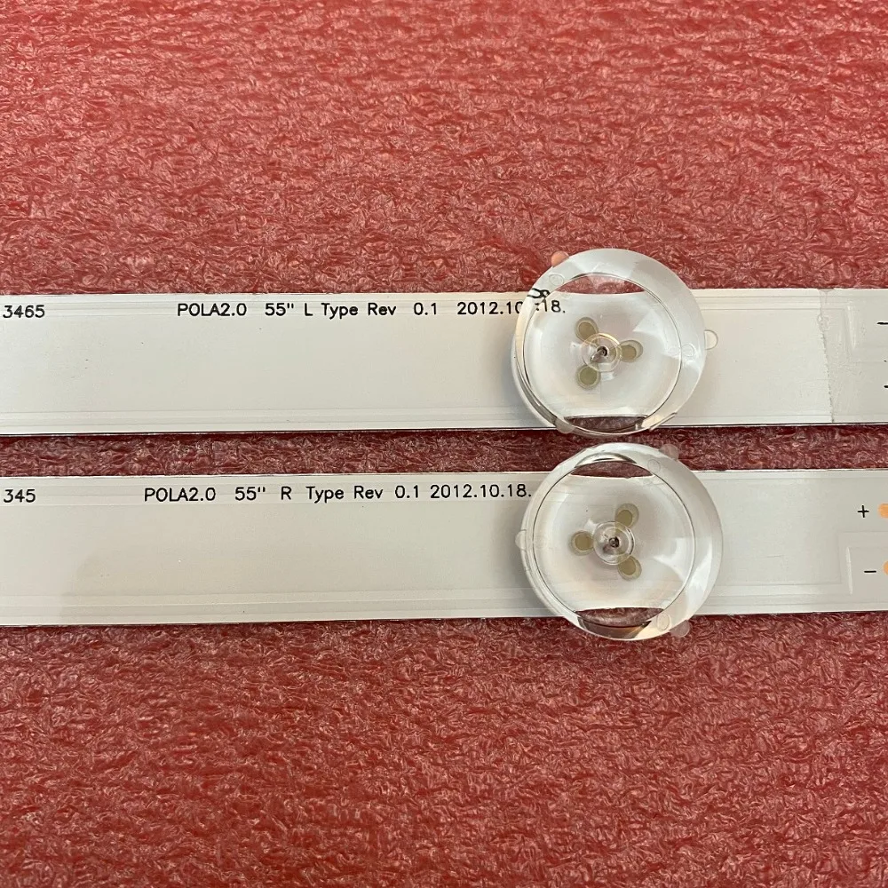 LED Strip For 55LA6208 55LA620V 55LA6230 55LA6200 55LN6200 55LN5700 LZ5501TVEPWA POLA2.0 55 R L LA62M55T120V12 55LA6210