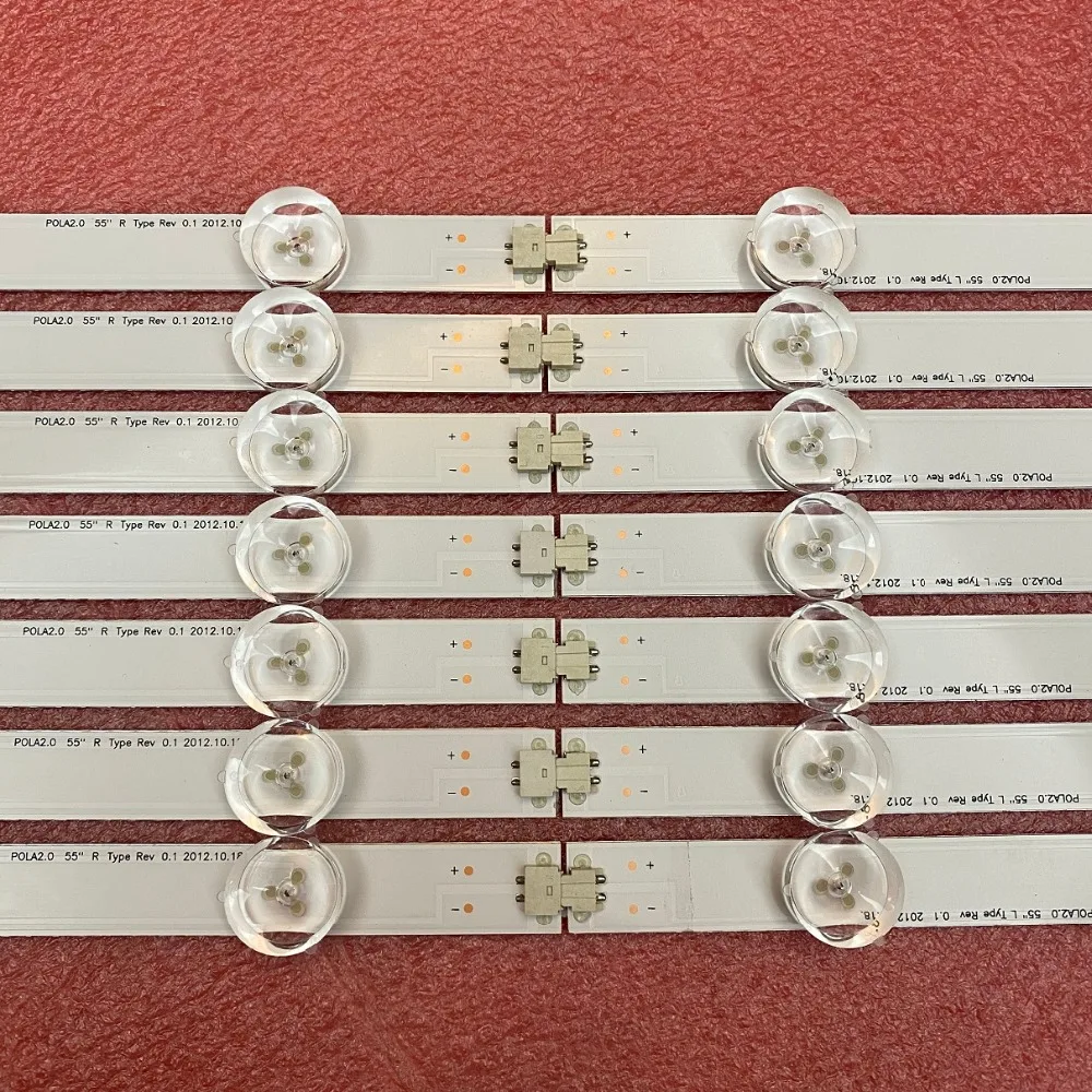 LED Strip For 55LA6208 55LA620V 55LA6230 55LA6200 55LN6200 55LN5700 LZ5501TVEPWA POLA2.0 55 R L LA62M55T120V12 55LA6210
