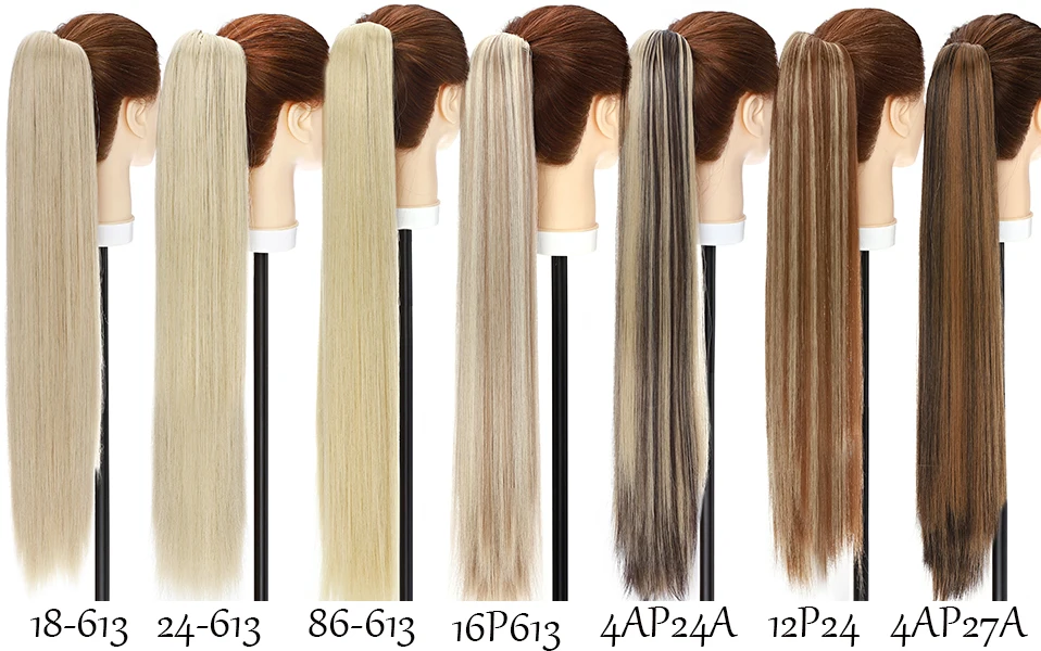 S-noilite Synthetic Long Wavy Fake Ponytail Extension Hair Three Types Claw On Ponytail Hair Extensions Women Ponytail Hairpiece