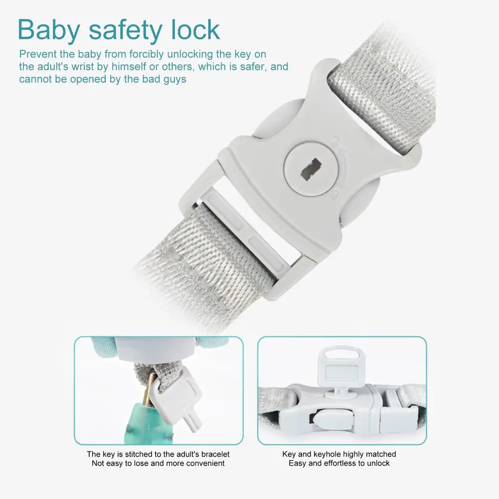 Toddler Anti Lost Safety Wrist Link Kids Anti-lost Walking Harness Baby Harness Safety Leash Toddler Safety Harness