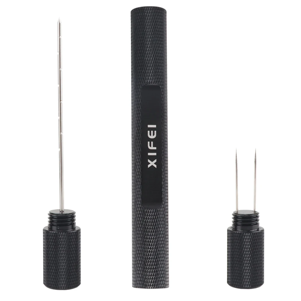 XIFEI 2 in 1 Cigar Draw Enhancer Needle Tool Cigar Punch & Holder Cigars Drill Accessories Gift For Men
