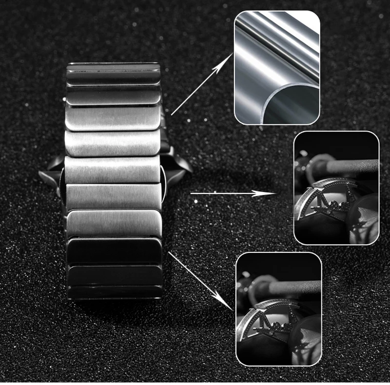 Stainless Steel strap for Apple Watch band 44mm 40mm 45mm 41mm 49mm 42mm 38mm Metal Bracelet iWatch series 7 se 6 3 4 5 Ultra 8