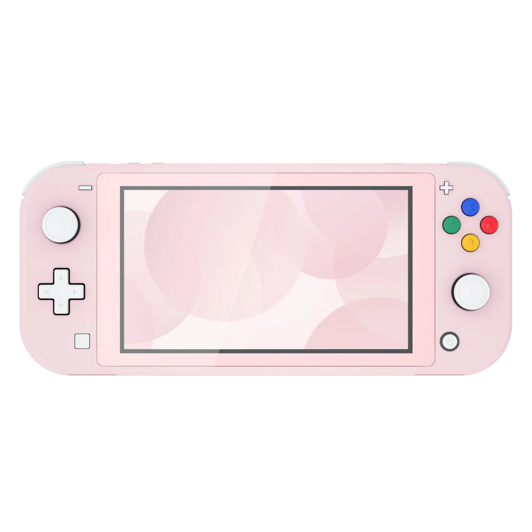 eXtremeRate DIY Replacement Shell Housing Case Cover with Screen Protector for NS Switch Lite - Cherry Blossoms Pink