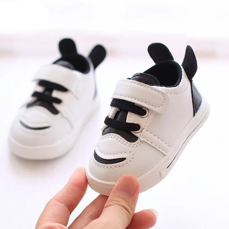 Baby Shoes Toddler Girls Boys Sports Shoes For Children PU leather Flats Kids Sneakers Fashion Casual Infant Soft Shoes