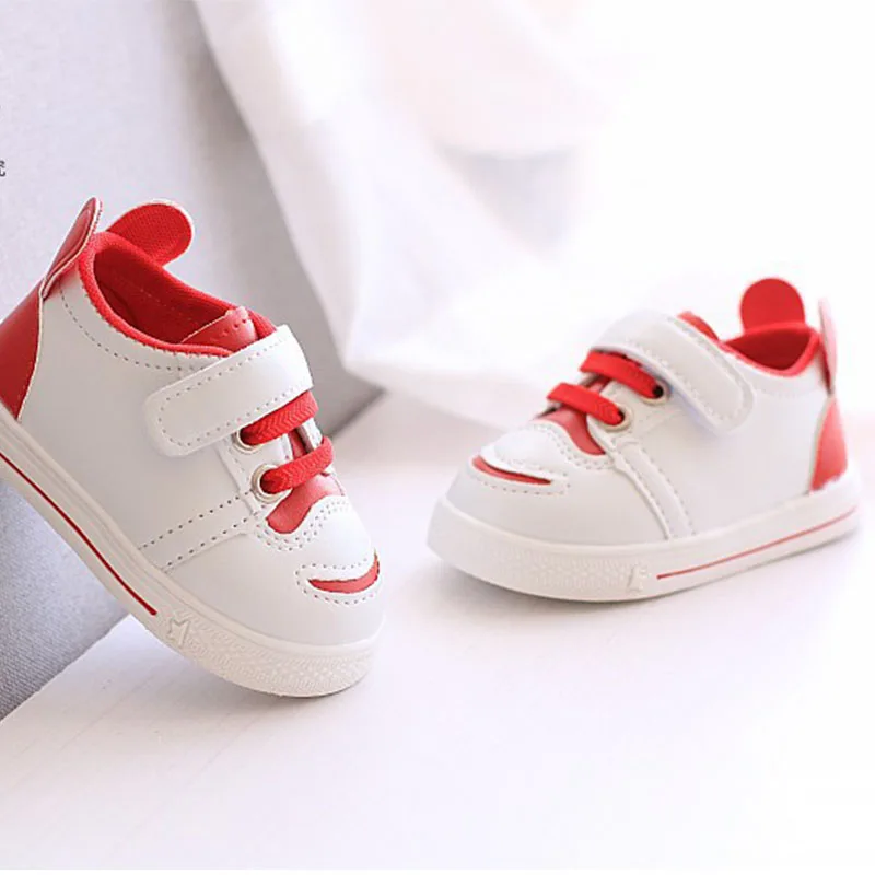 Baby Shoes Toddler Girls Boys Sports Shoes For Children PU leather Flats Kids Sneakers Fashion Casual Infant Soft Shoes
