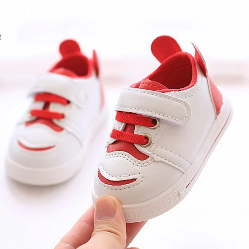 Baby Shoes Toddler Girls Boys Sports Shoes For Children PU leather Flats Kids Sneakers Fashion Casual Infant Soft Shoes