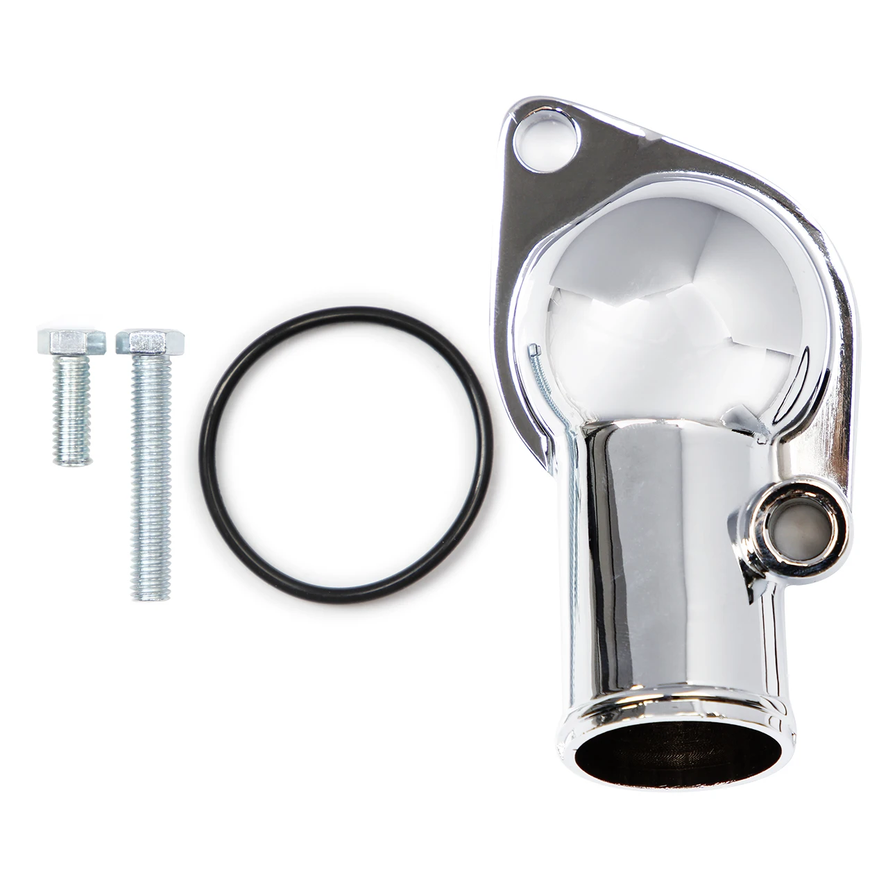 Water Neck Thermostat Housing 15 Degree For 1968-1986 Chevy 350 SBC BBC Chrome