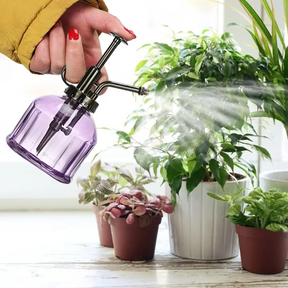 Brass Watering Can Spray Bottle Vintage Water Cans Succulent Plants Golden Gardening Spraying Bottle Watering Pot Garden Tool