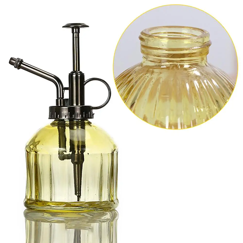 Brass Watering Can Spray Bottle Vintage Water Cans Succulent Plants Golden Gardening Spraying Bottle Watering Pot Garden Tool