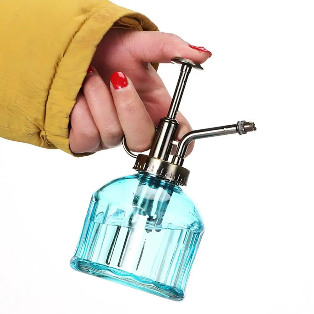 Brass Watering Can Spray Bottle Vintage Water Cans Succulent Plants Golden Gardening Spraying Bottle Watering Pot Garden Tool