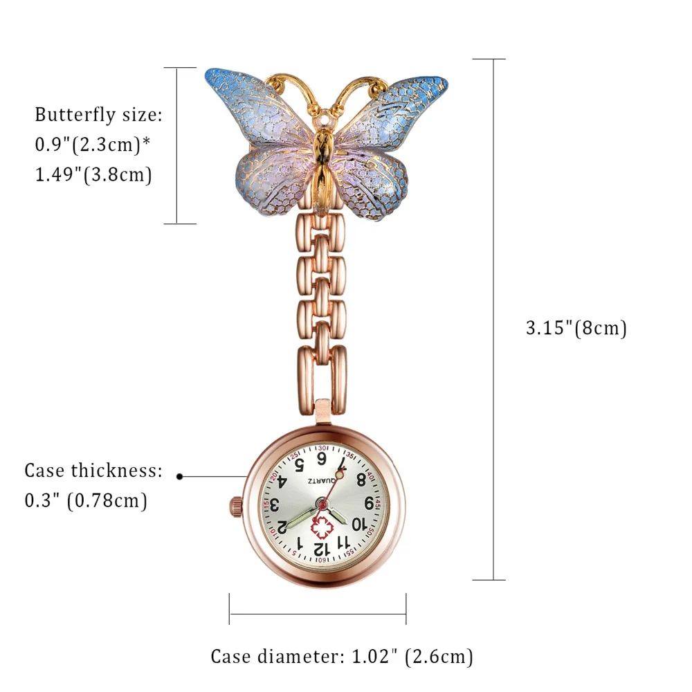 LANCARDO 2021 New Delicate Owl Brooch Nurse Watch Women Ladies Doctor Pocket Watches lovely Silver Color Medical Watches