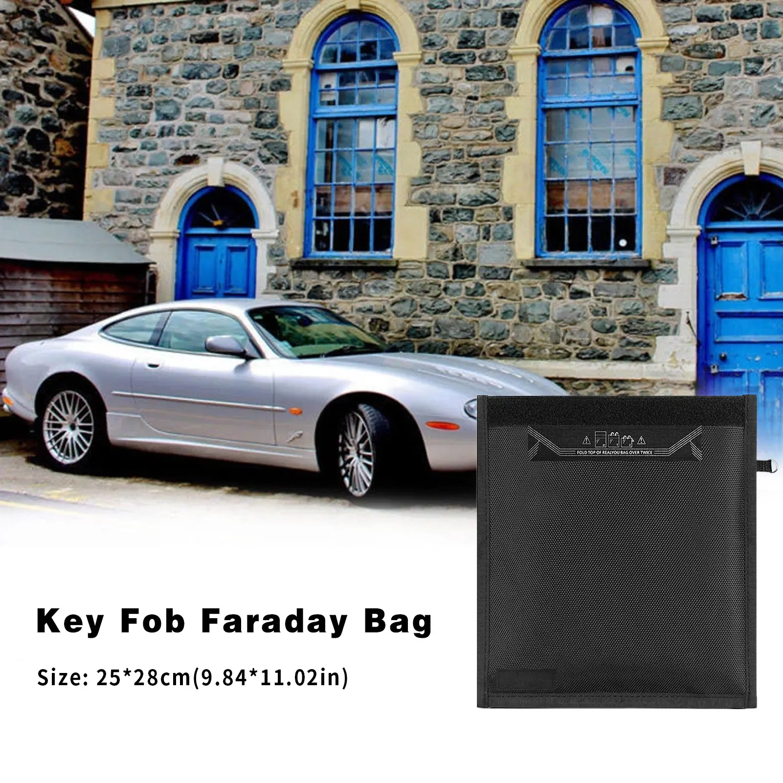 Car Fob Signal Blocker Faraday Bag Signal Blocking Bag Signal Blocking Bag Shielding Pouch Wallet Case For I D Card/Car Key