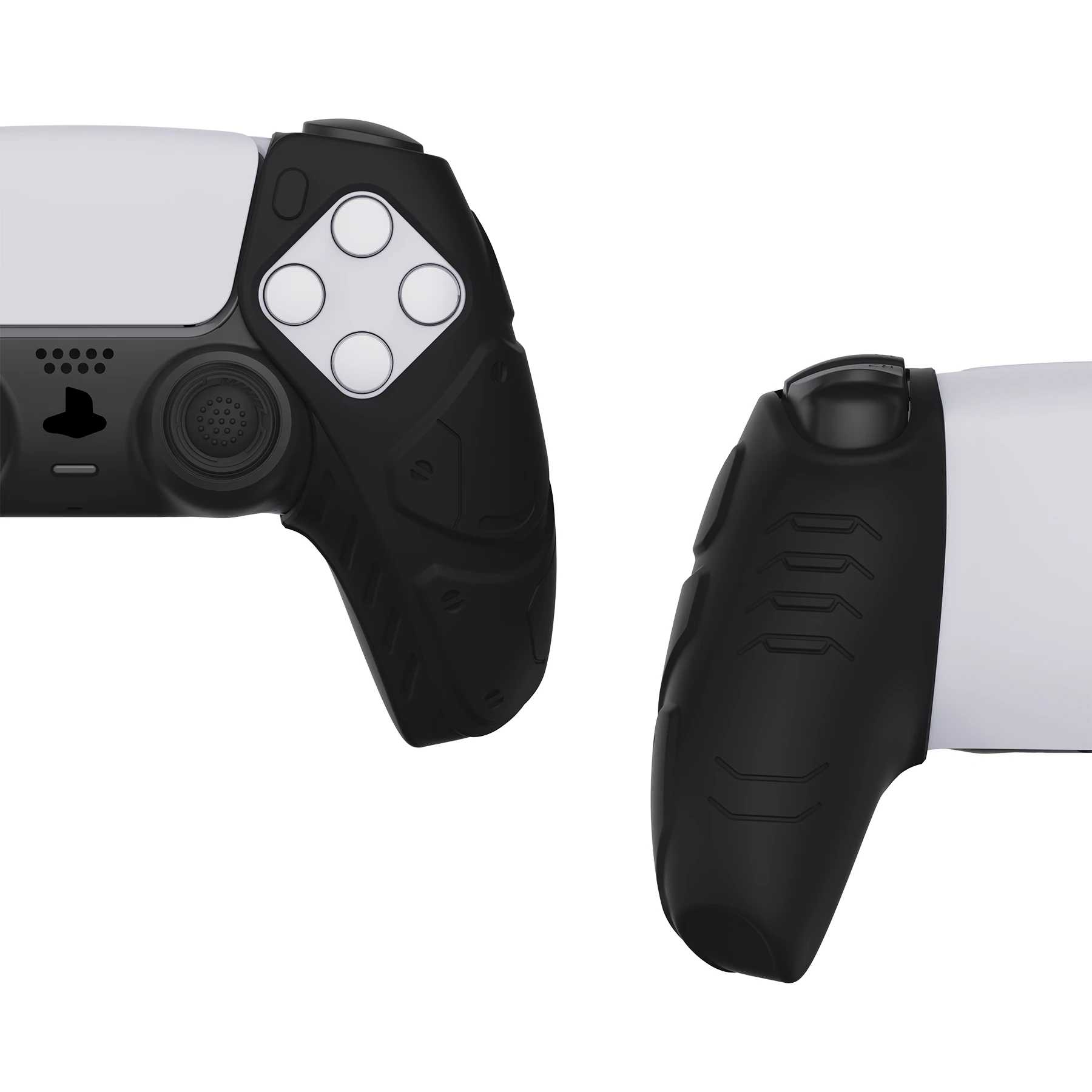 PlayVital Silicone Protective Cover for PS5 Controller, Soft Rubber Grip Case with Thumbstick Caps, Anti-Slip Controller Skin