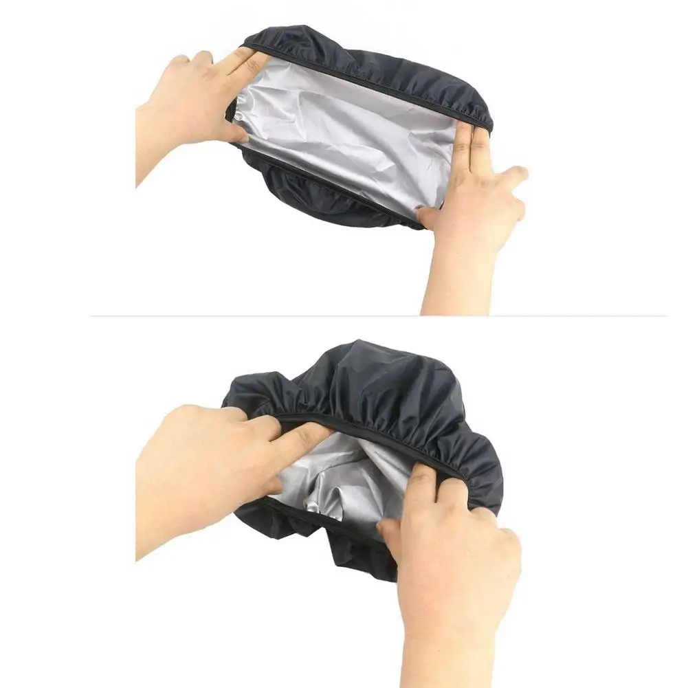 Bicycle Seat Rain Cover Silicone Sponge Seat Cover Waterproof Elastic Saddles Protective Bike Saddle Cover For Bike Accessories