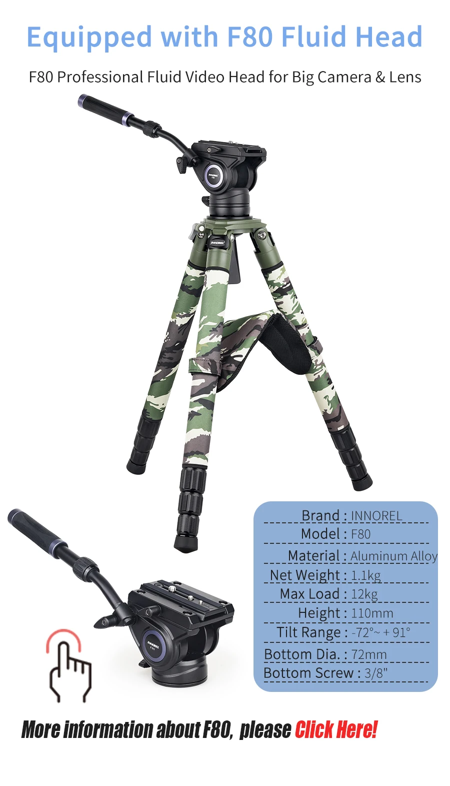 LT364CG Camouflage Carbon Fiber Tripod for Canon Nikon DSLR Camera Professional Birdwatching Heavy Duty Camera Stand 35kg load