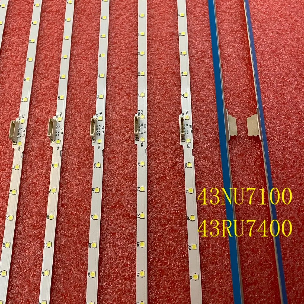 LED Strip For UE43RU7400U UE43NU7025 UE43N5500AU UE43N5510 UE43NU7400 UE43NU7450 UE43NU7443 UE43RU7470 UE43RU7459 UE43RU7402