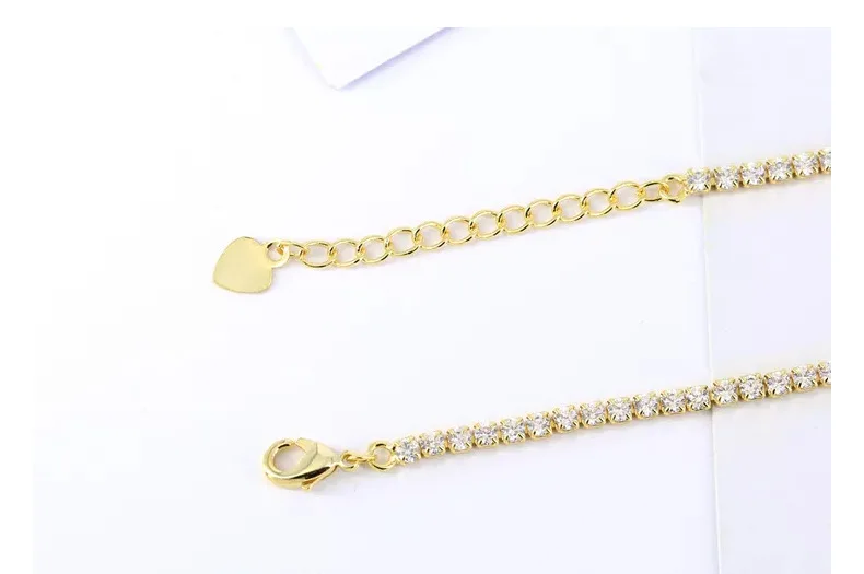 Zirconia Initial Letters Bracelet Tennis Bracelet AAA CZ Row Cubic for Men Women Custom Name Hip Hop Jewelry