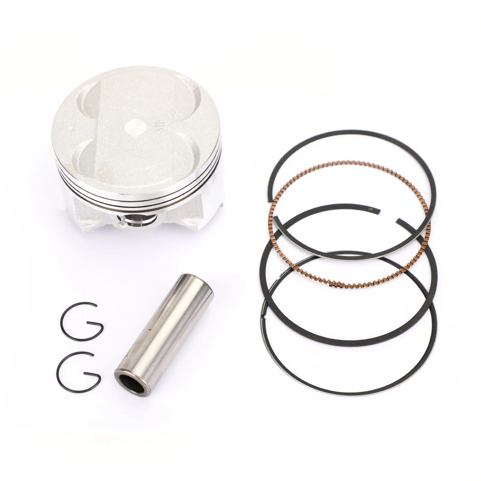 Areyourshop Piston Ring Pin Clip Kit For Suzuki AN400 Burgman 1999-2006 12111-15F00-0F0 Motor Parts