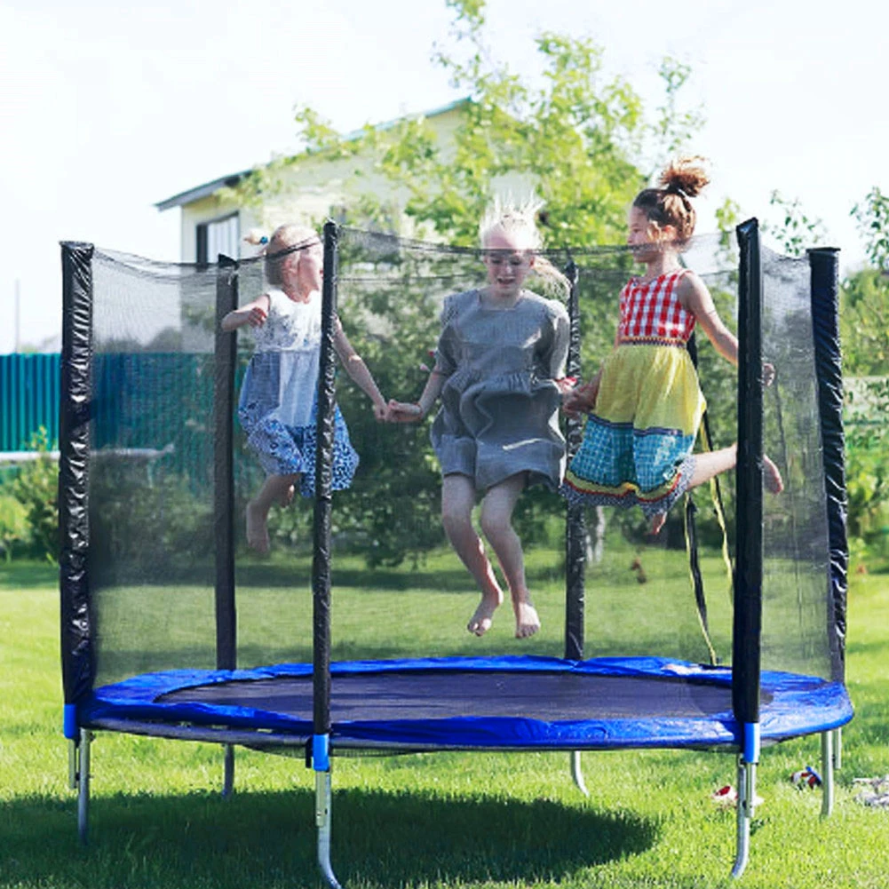 Trampoline Protection Cover Oxford Cloth Easy Installation Trampoline Cover Protector With Sturdy Mounting Belt For Children