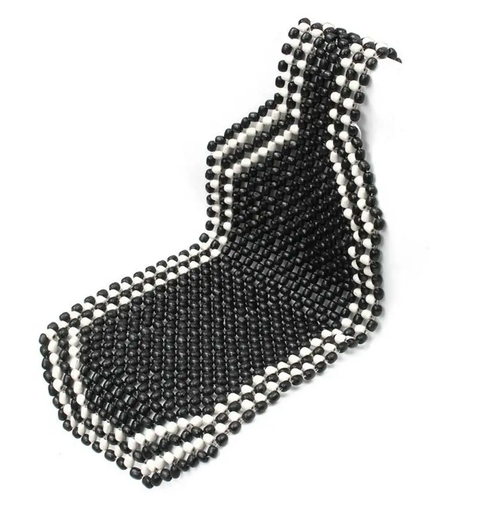 Universal Summer Cool Wood Wooden Bead Seat Cover Massage Cushion Chair Cover Car Auto Office Home 2 Colors Car Accessories