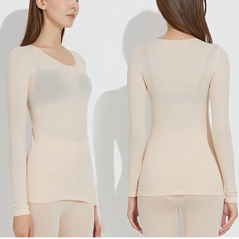 Thermal Underwear For Women Sexy Warm Long Johns For Women Seamless Winter Thermal Underwear Set Warm Thermos Clothing Women