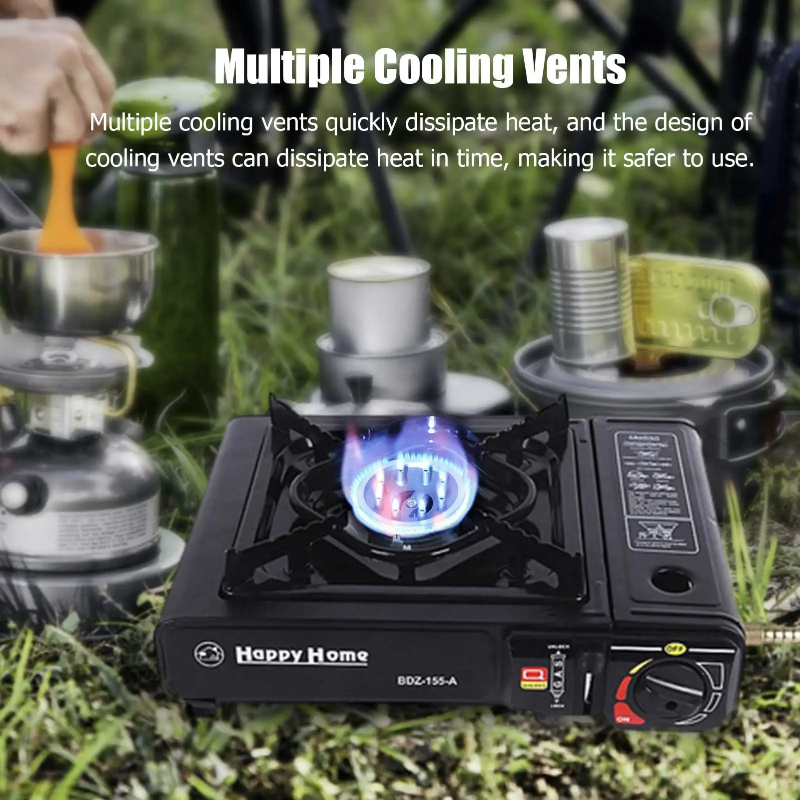 Dual-purpose Portable Cassette Stove Dual-purpose Portable Outdoor Cassettes Stove Camping Cooking Stove For Outdoor Camping