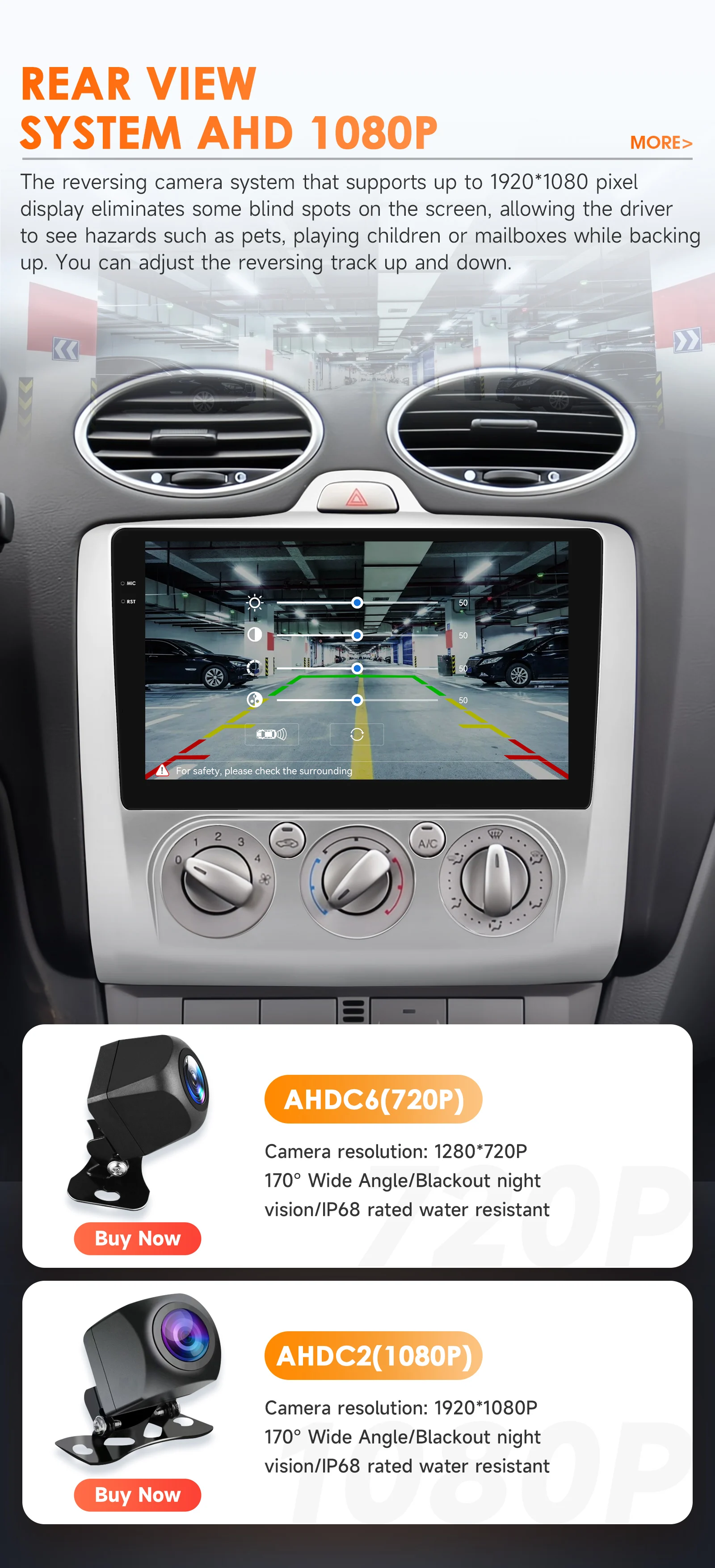 Hizpo 9" 2 Din 4G+WiFi Car Radio for Ford Focus Exi MT Mk2 MK3 2004-2011 Multimedia Player Android 14 GPS Navigation Head Unit