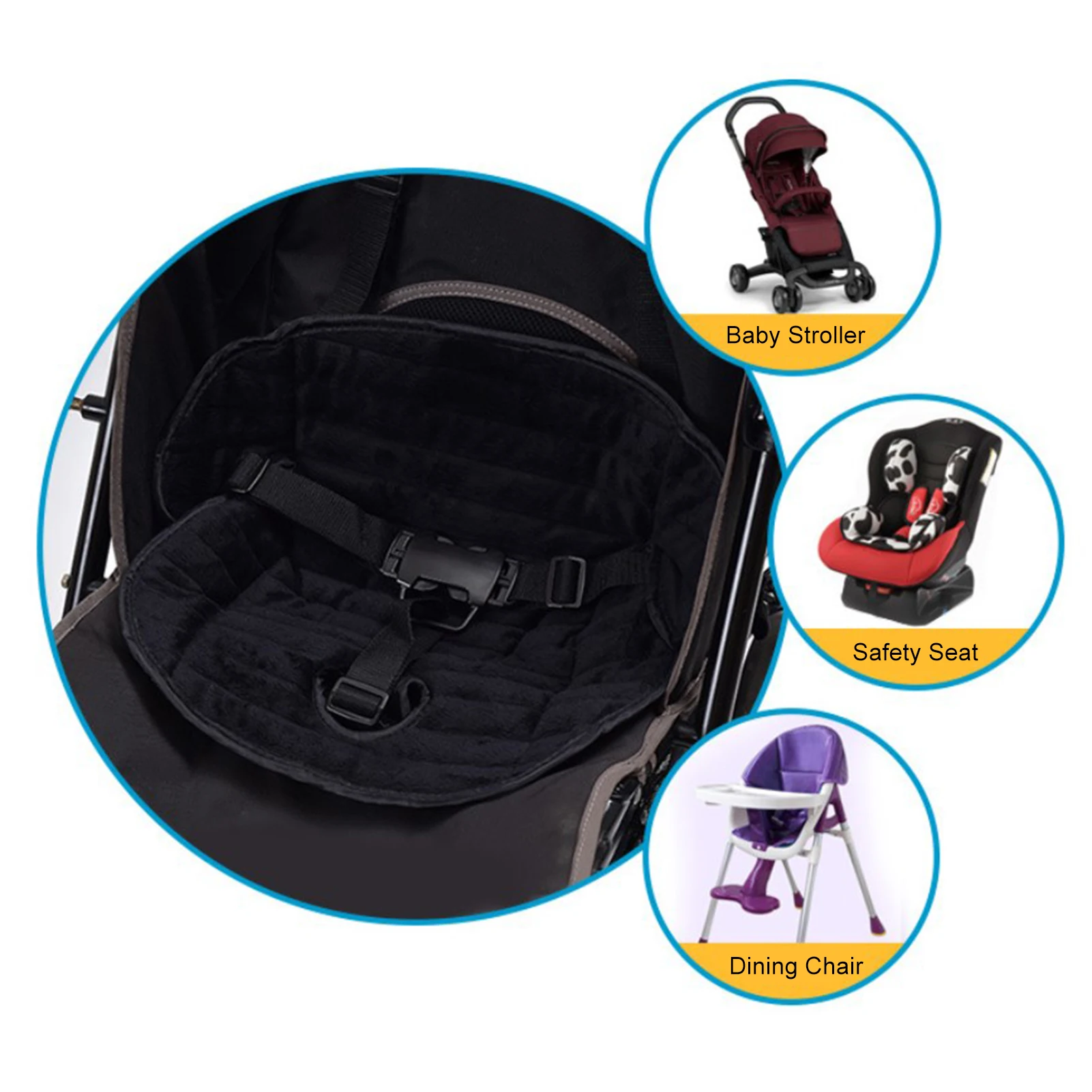 Stroller Pad Waterproof Baby Car Seat Protector Washable Piddle Pad Under Carseats For Baby Stroller Car Seat Baby Carseat Seat