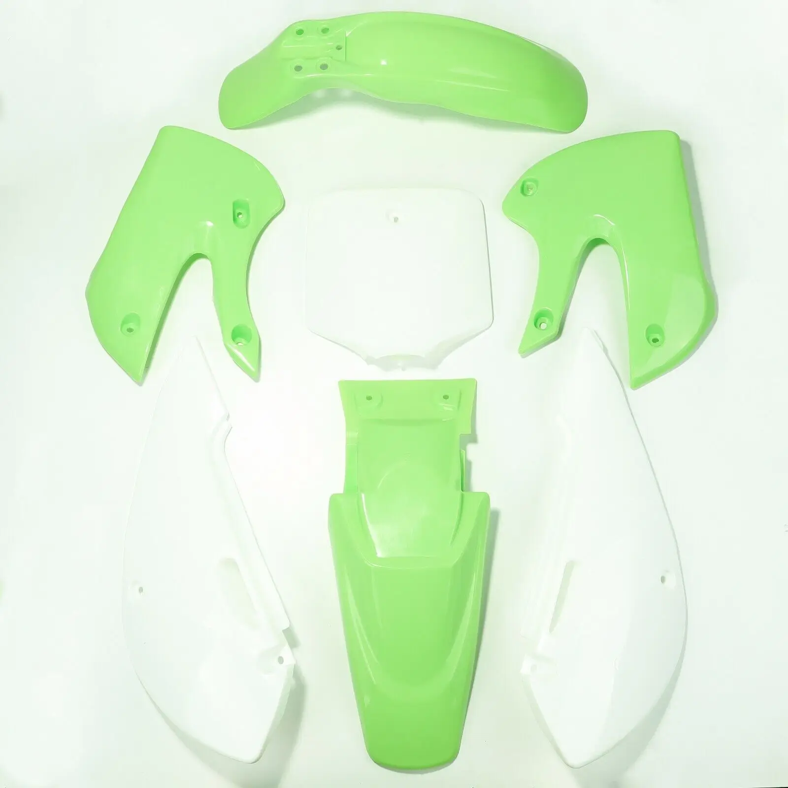Racing Motorcy Plastic Fender Body Kits Decal Stickers Pit Bike For KAWASAKI KLX110 DRZ 110 KX65