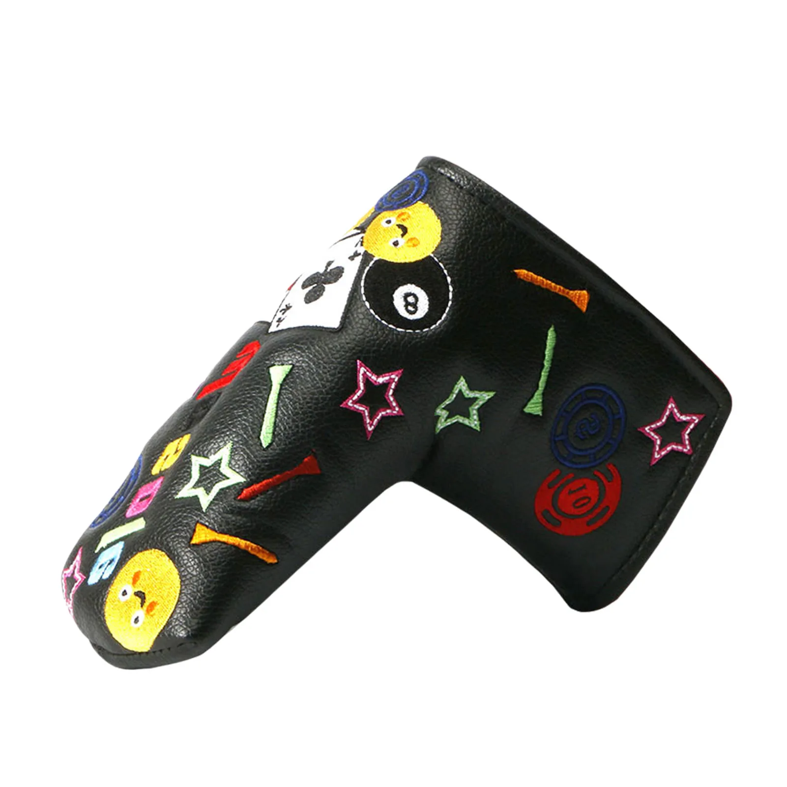 Golf Club Head Cover Golf Club Cover Protective Headcover Sleek Design Golf Accessories For Modern Straight Putters Half Circle