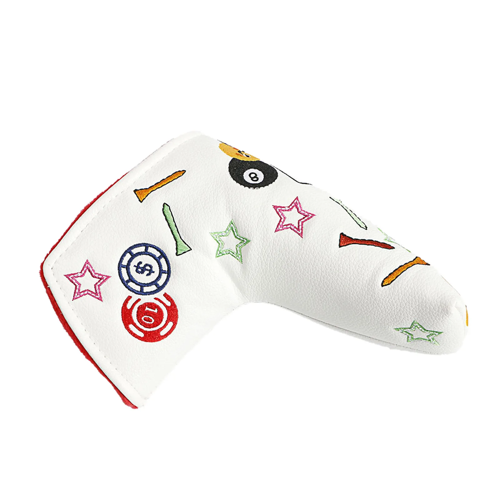 Golf Club Head Cover Golf Club Cover Protective Headcover Sleek Design Golf Accessories For Modern Straight Putters Half Circle