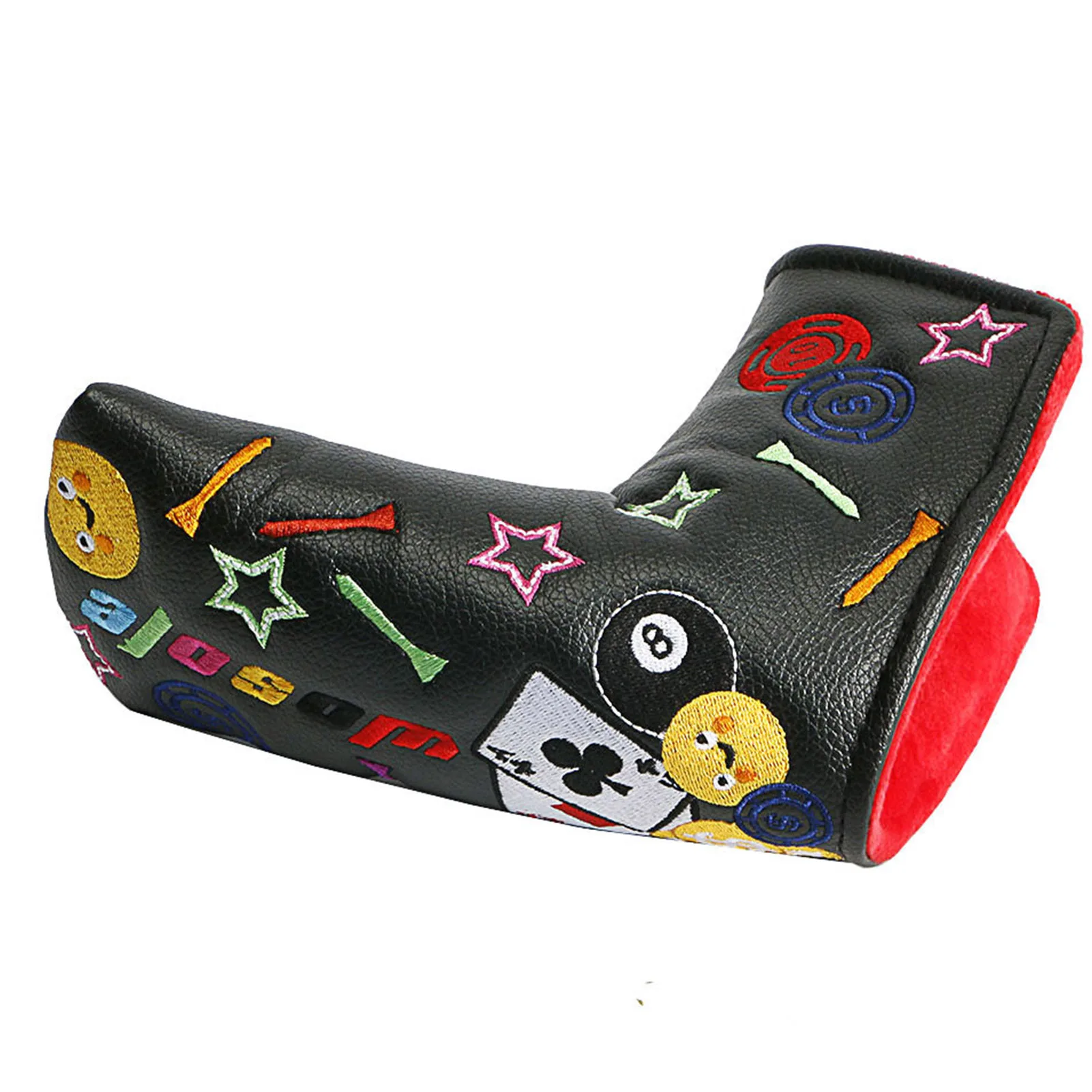 Golf Club Head Cover Golf Club Cover Protective Headcover Sleek Design Golf Accessories For Modern Straight Putters Half Circle
