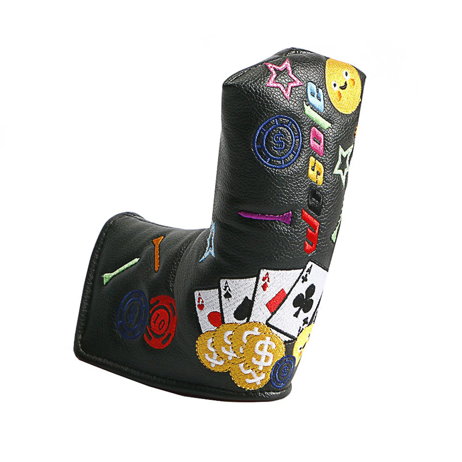 Golf Club Head Cover Golf Club Cover Protective Headcover Sleek Design Golf Accessories For Modern Straight Putters Half Circle