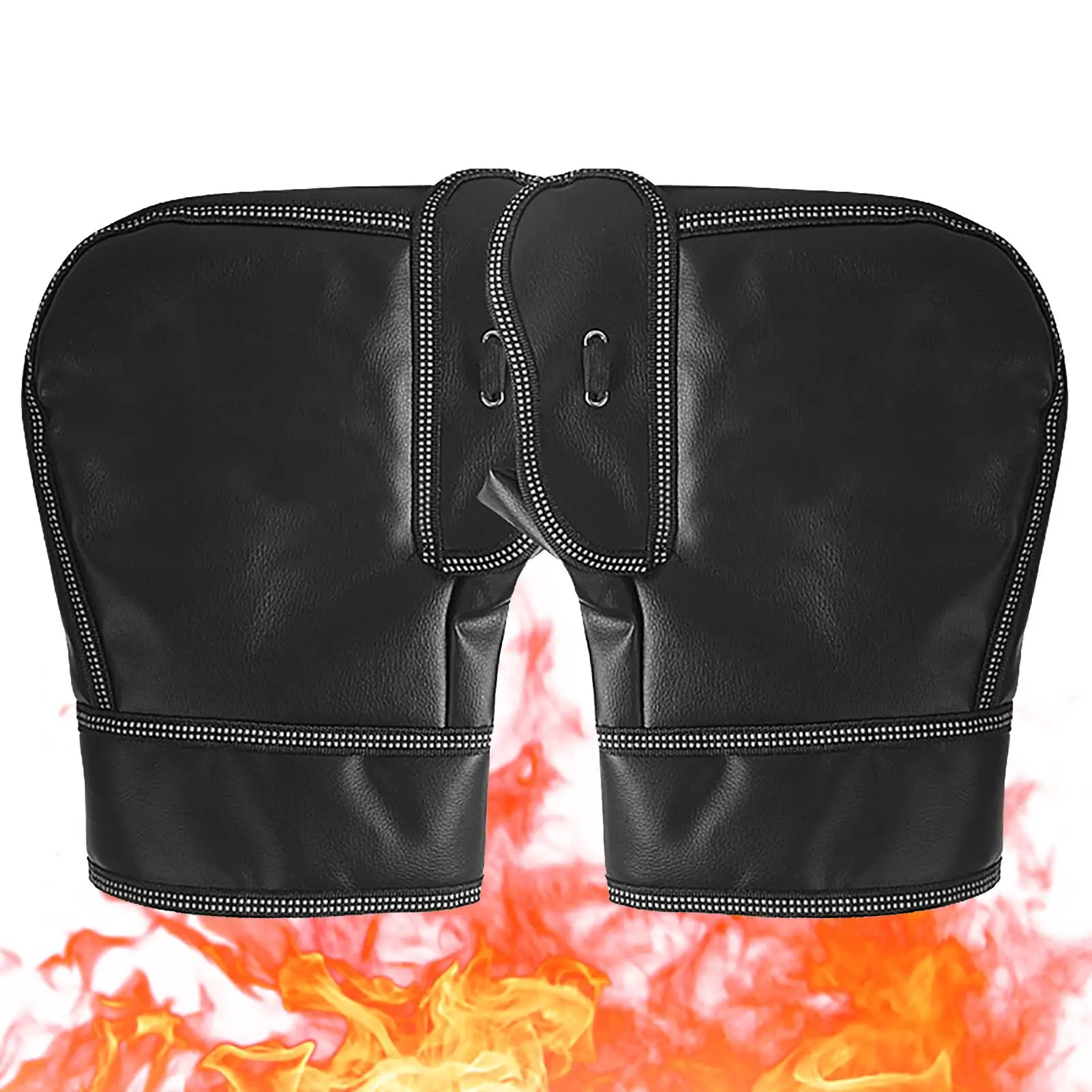 Motorcycle Handlebar Muffs Thickened Snowmobile Hand Warmers Waterproof Windproof Winter Warm Gloves Handlebar Muff For