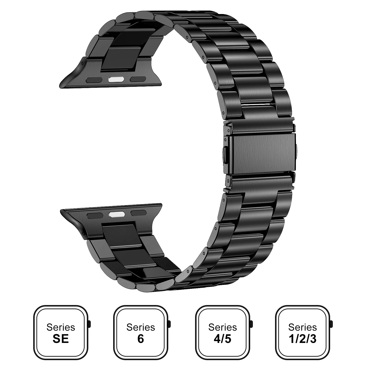 Stainless Steel Strap For Apple Watch Ultra4 Band 49mm Smart Watch Metal Bracelet iWatch 12 11 7 6 5 4 SE 8 45mm 38mm 40mm 44mm