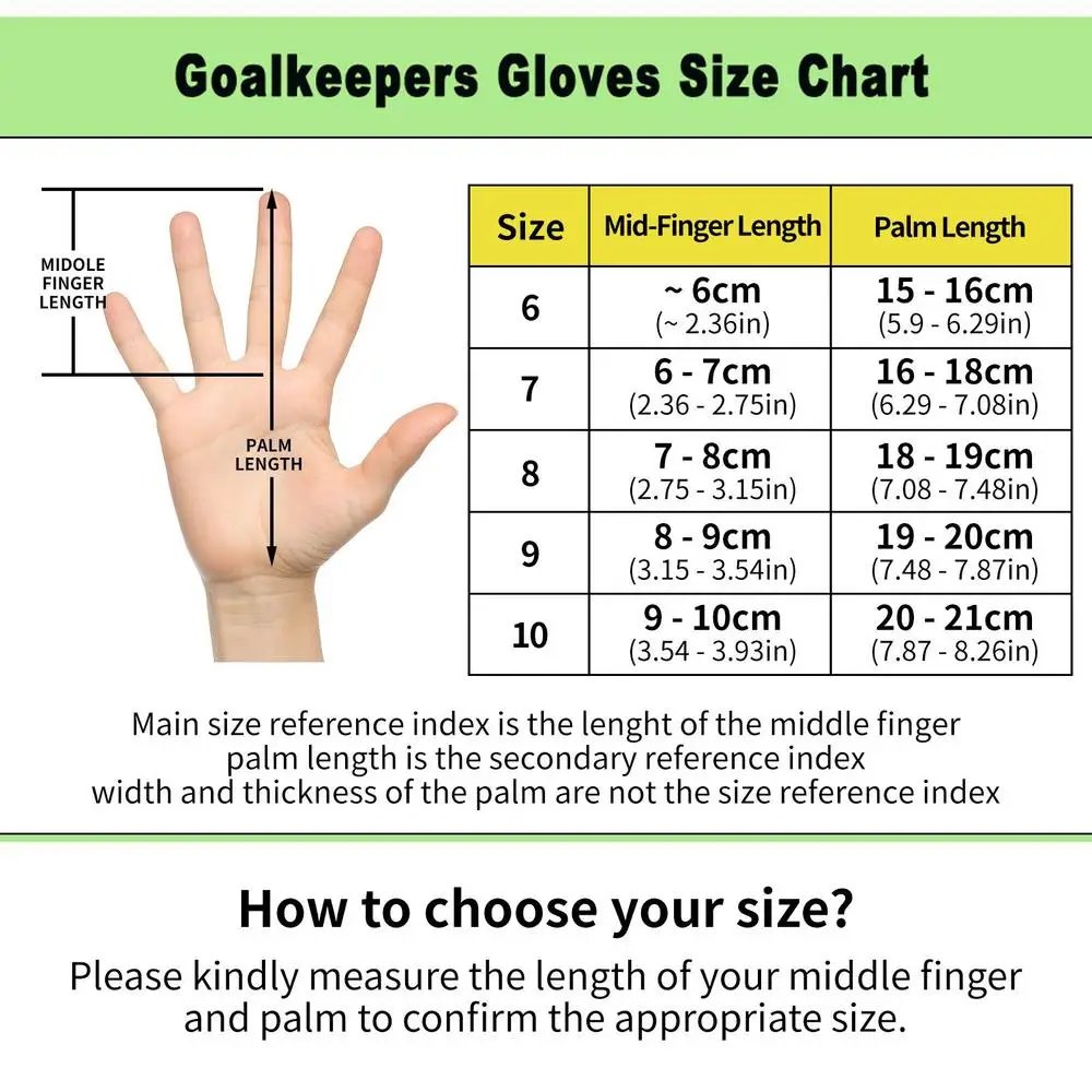 6 -10 Yards Children's Football Goalkeeper Gloves Professional Sports Equipment Adult Training Men's Kids Soccer Latex Gloves