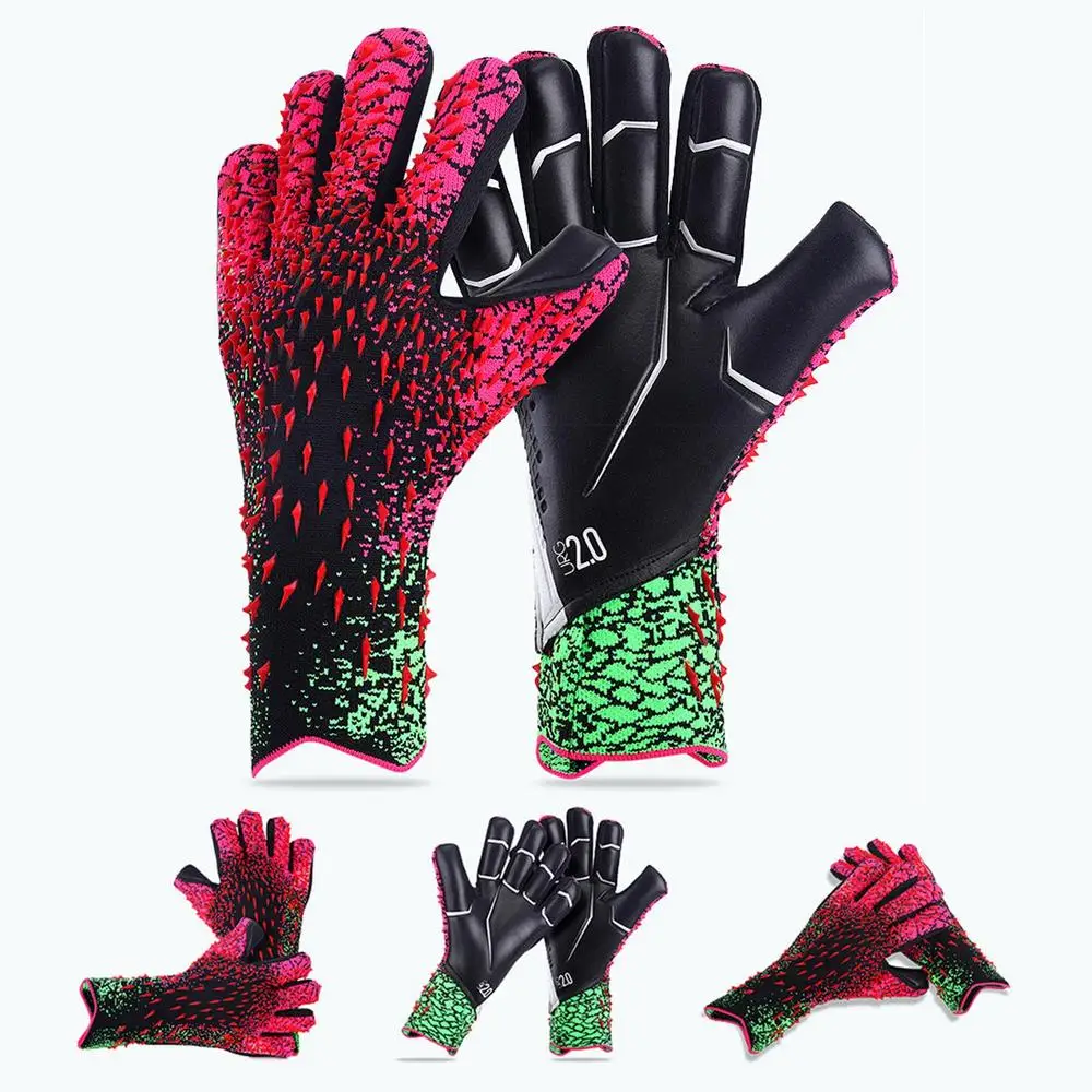 6 -10 Yards Children's Football Goalkeeper Gloves Professional Sports Equipment Adult Training Men's Kids Soccer Latex Gloves
