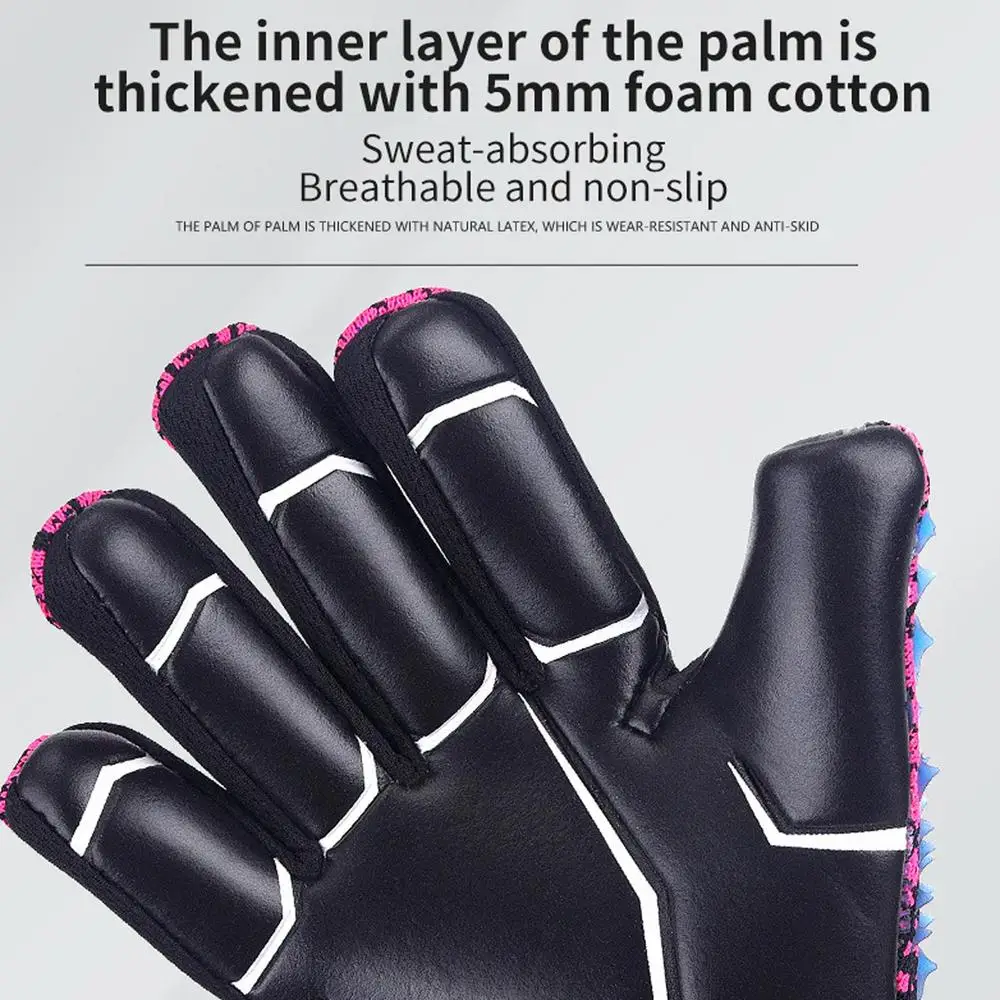 6 -10 Yards Children's Football Goalkeeper Gloves Professional Sports Equipment Adult Training Men's Kids Soccer Latex Gloves