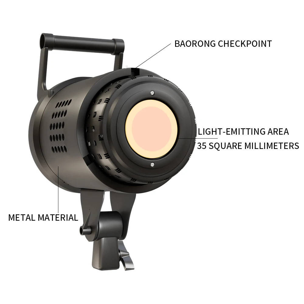 Bowens Video Studio Kit 135W Photography Light Kit LED Lamp Flash Studio New Year Lighting 3000-6000K 3 Color