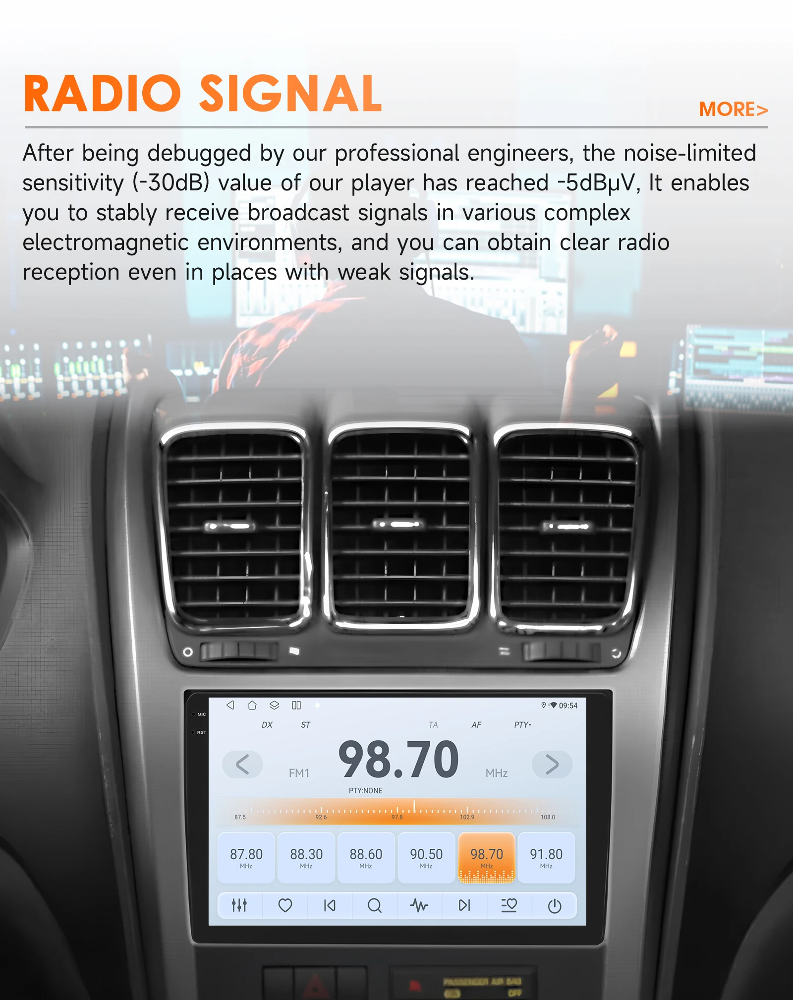 Hizpo Android Car Radio Stereo for Chevrolet Silverado GMC Sierra Impala Traverse Avalanche Yukon Acadia Savana GPS Multimedia