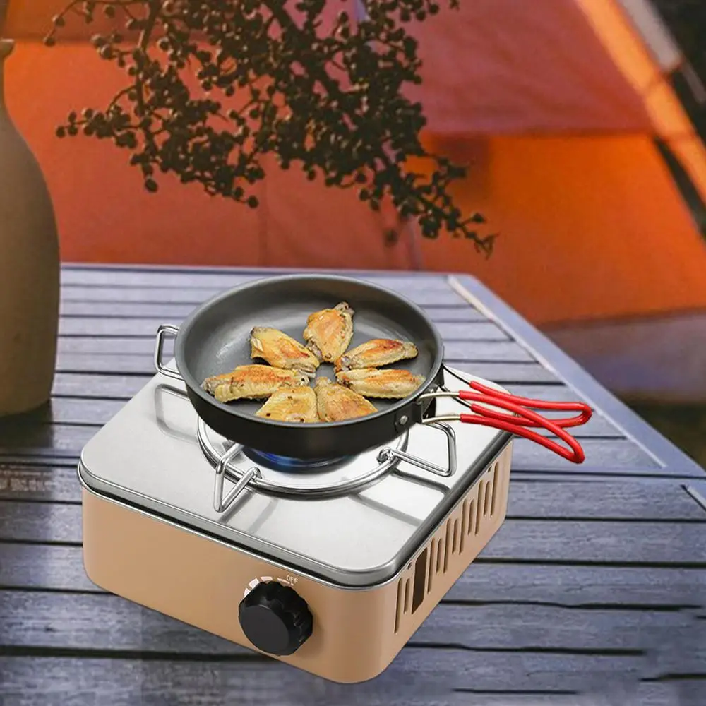 Cassette Furnace Outdoor Portable Gas Stove Travel Camping Picnic Fondue Cassette Furnace Mini Burner BBQ Barbecue Hiking